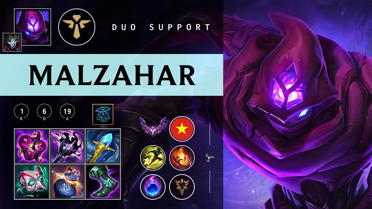 Malzahar Support vs Lulu - VN Master Patch 26.04