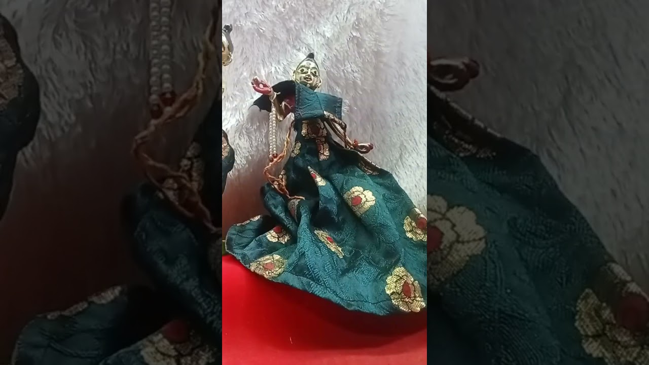 Radha Krishna ✨❤️🦚 shringar in new mandir 