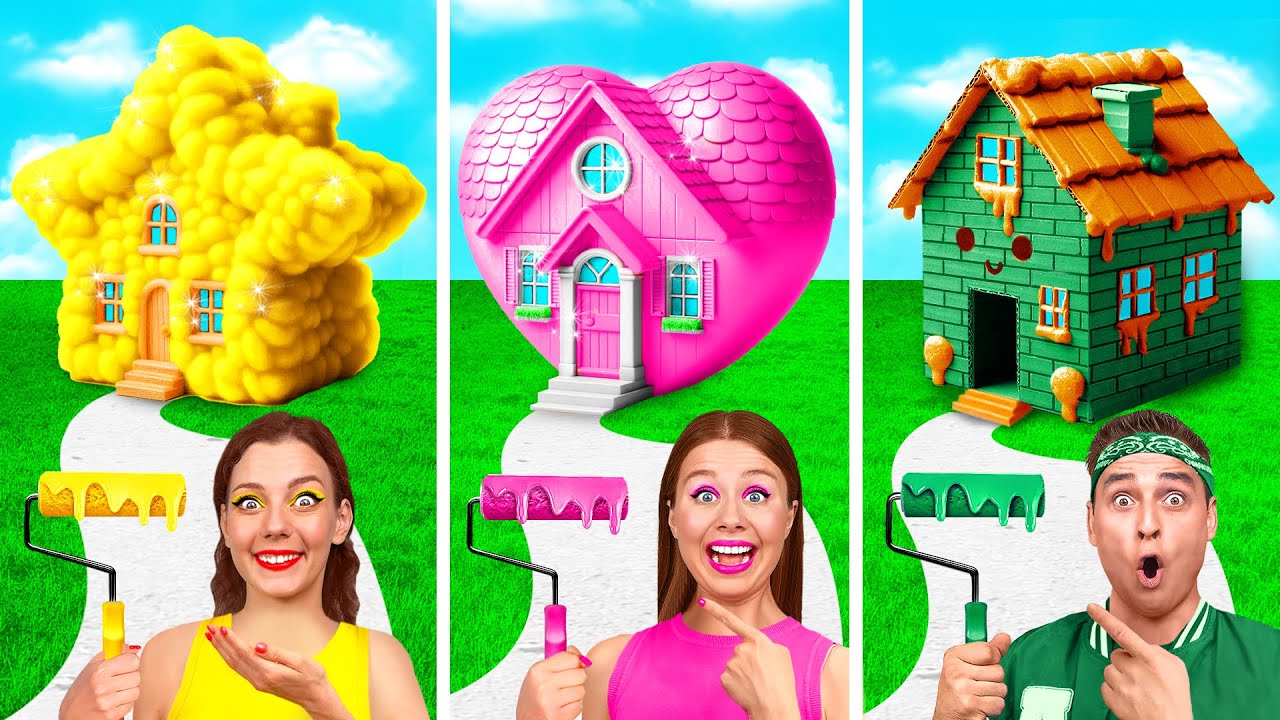 Домики Одного Цвета Челлендж | Смешные Cитуации от DuKoDu Challenge