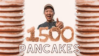 1500 PANCAKES FOR MY 1500 SUBSCRIBERS