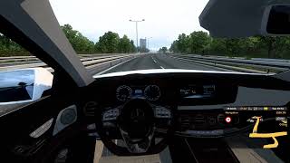 ETS 2 EUROPE HIGHWAYS / DRIVING MERCEDESE BENZ S CLASS 2018 