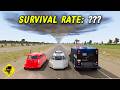 🚀700 MPH CARS VS TORNADO⛈💨✨ #2▶️ BeamNG Drive