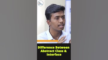 Java Interview Question: Difference Between Abstract Class & Interface | #shorts #kiransir #java