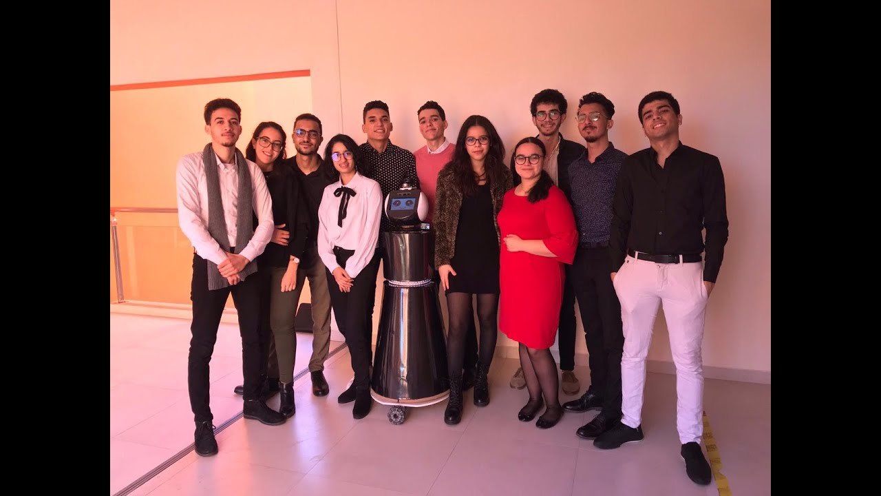 Robot d'assistance EMINIA-Vidéo mécatronique EMINES 2021