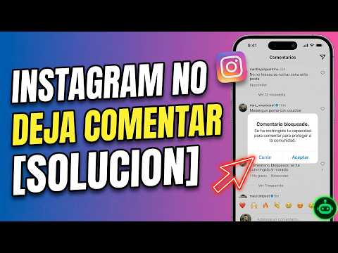 ✅INSTAGRAM NO ME DEJA COMENTAR [SOLUCION]
