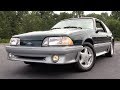 1992 Ford Mustang GT Hatchback: Start Up, Test Drive & In Depth Review