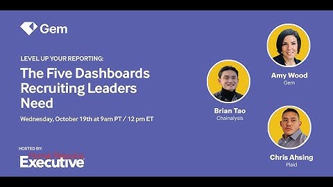 Level Up Your Reporting: The Five Dashboards Recruiting Leaders Need