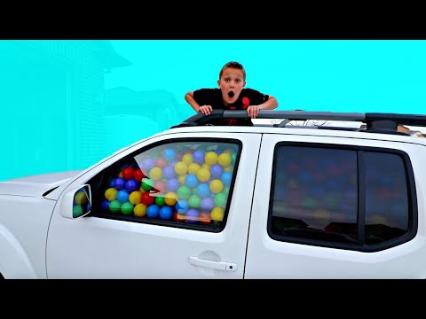 BALL PIT BALLS PRANK! Filled His Truck with Ball Pit Balls