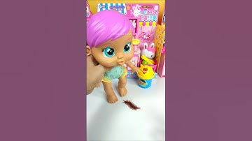 Satisfying with Unboxing & Review Cute Doll Pink Cleaning Toys Video | ASMR Videos no music