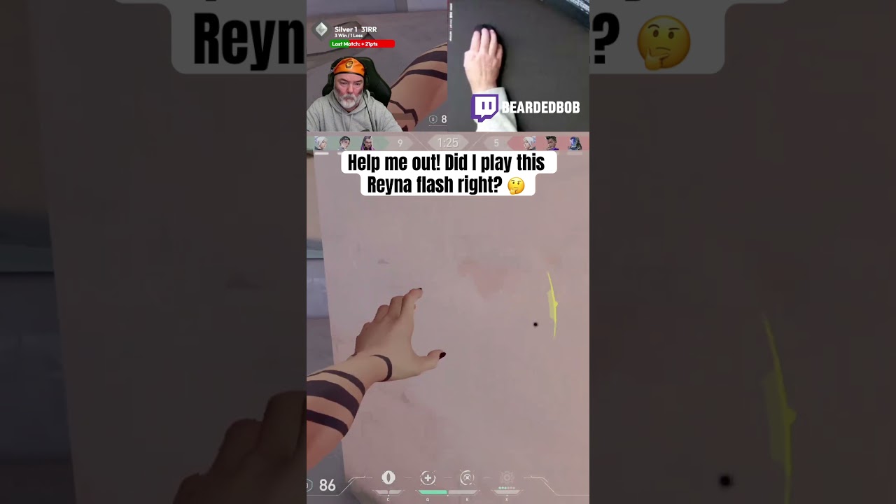 Help Me Out! Did I Play This Reyna Flash Right? 🤔 | Valorant Short Highlights