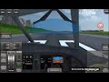 Turboprop filght simulator Colourful airlines RL-72 filght from Gulf to factory short filght