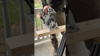 How to quickly and efficiently cut wood blocks (ft. Dog)