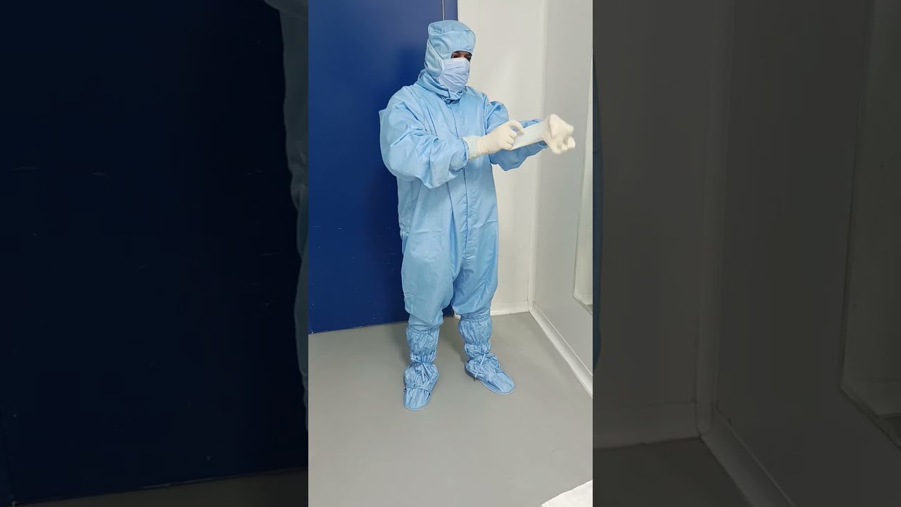 طريقة لبس بدلة المنطقة العقيمة | Gowning in Sterile Area – Step by Step