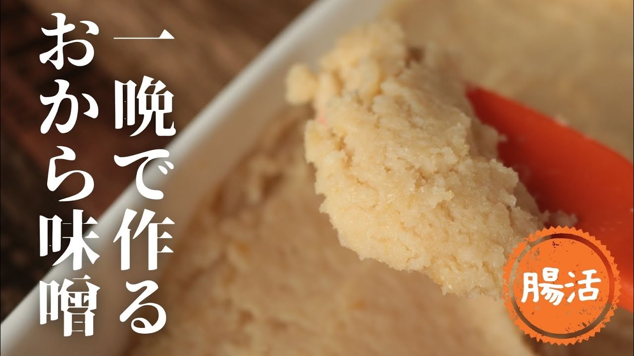 おから味噌【一晩発酵】【減塩】【炊飯器】 - YouTube