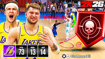 LUKA DONCIC & AUSTIN REAVES BUILD are LETHAL in REC on NBA 2K26!