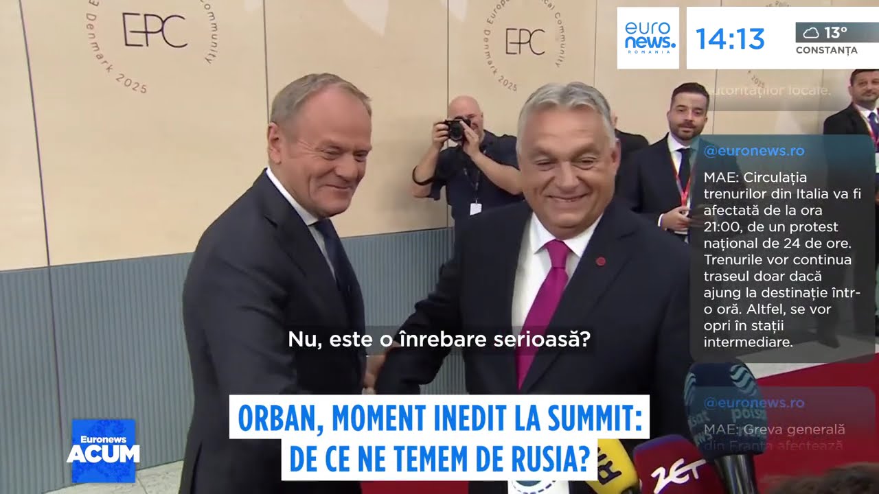 Orban, moment inedit la summitul de la Copenhaga: Ce temeri avem în legătură cu Rusia?