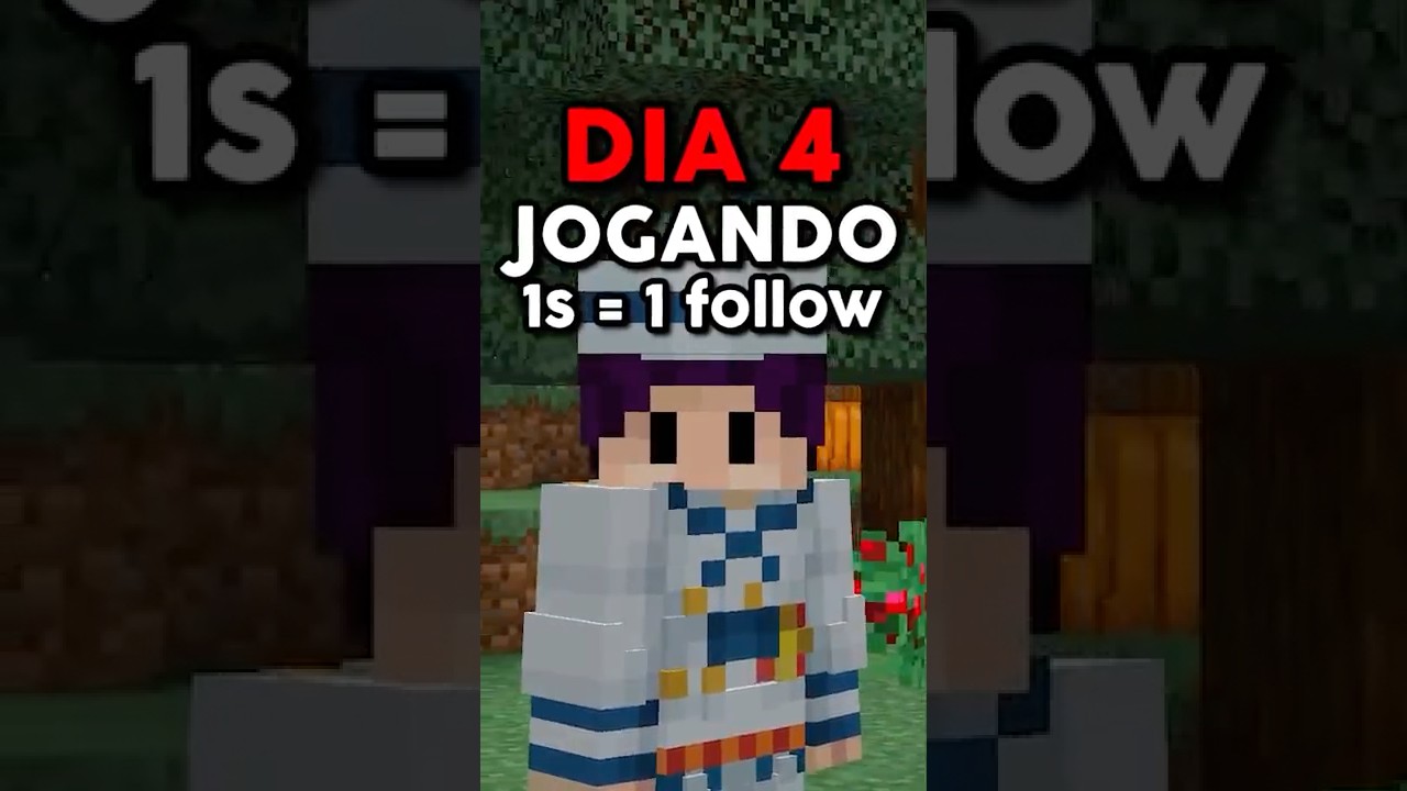 1 SEGUNDO A MAIS PRA CADA SEGUIDOR QUE ESSE VIDEO GERAR HAHAHAHA EP 4  #minecraft
