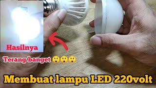 Cara Membuat Lampu Malam LED Ke Listrik AC 220 Volt.