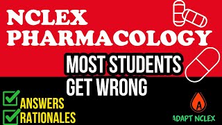 Famous NCLEX Pharmacology Practice Questions Most Nursing Students Get WRONG Profile