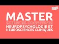 Master sciences cognitives  neuropsychologie et neurosciences  version longue