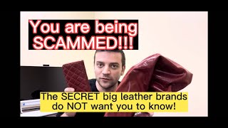 Learn the BIG secret of big luxury leather brands to save BIG on leather shopping! screenshot 2