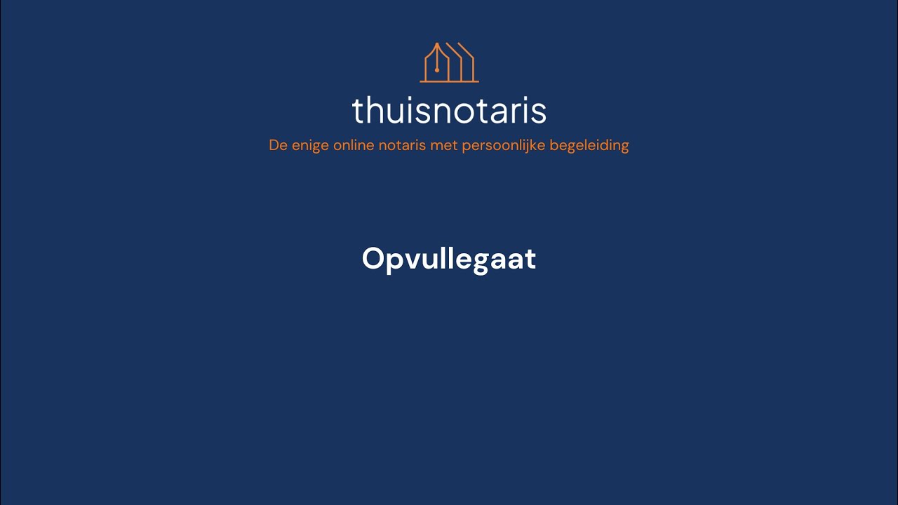 Testament opstellen: Wat is een opvullegaat? - YouTube