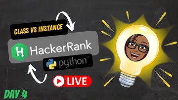 HackerRank | Day 4 | Class vs Instance | Solution in Python (Live Coding w/ @stelladeecoder)