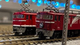 【Nゲージ】DD54牽引20系出雲、EF58青大将、キハ91、485系きりしま・白鳥415系1500番台、などなど3時間貸切運転会