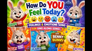 How Do YOU Feel Today? 😄😢😠😨🎉 | Feelings &amp; Emotions Song | Fun  Sing Along Song|