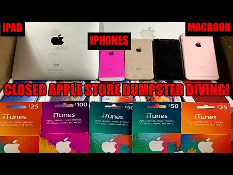 HUGE JACKPOT DUMPSTER DIVING *CLOSED* APPLE STORE! FOUND IPHONES, MACBOOK, IPAD, AIRPODS AND MORE!!!