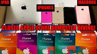 HUGE JACKPOT DUMPSTER DIVING *CLOSED* APPLE STORE! FOUND IPHONES, MACBOOK, IPAD, AIRPODS AND MORE!!!