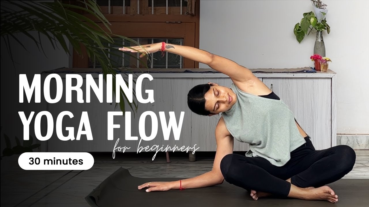 30 Min Morning Yoga for Beginners | Gentle Full Body Stretch & Flow ...