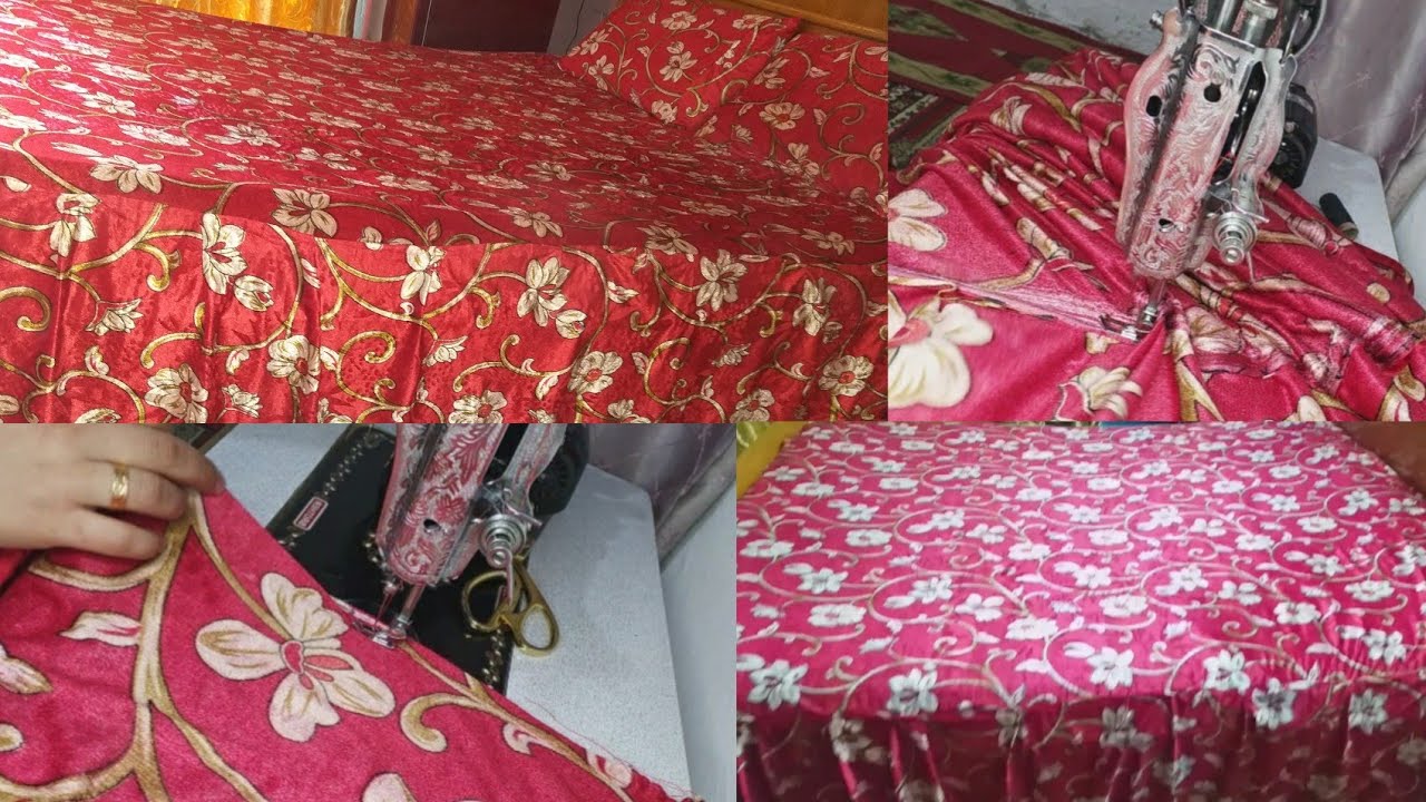 خياطة فرشة قديفة الجزء الثاني