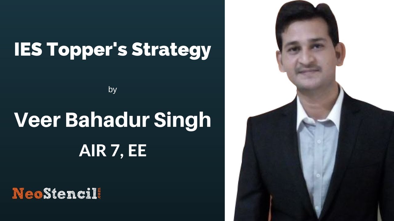 IES Toppers Strategy | Veer Bahadur Singh | AIR 7, EE | Jaipur Seminar | Qaisar Hafiz | NeoStencil