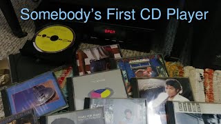My Emerson CD-150A CD player from 1985 | Somebodys First CD Player!