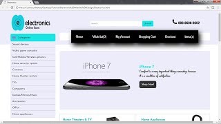 Online Electronic Store Project (E-Commerce Website)