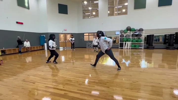 Brad v Chandler practice saber bout