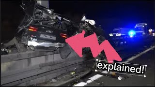 Audi RS6 Avant crash explained!