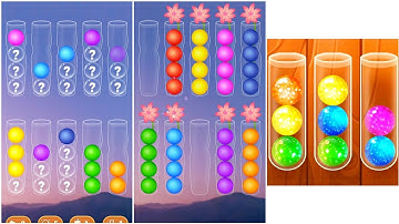 Ball Colour Sort Puzzle Gameplay 10, New Android Games  ios Walkthrough Simulator Think Brain