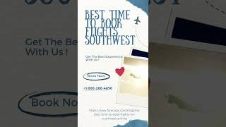 best time to book flights southwest