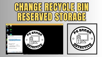 How to Change Recycle Bin Reserved Storage on Windows 10