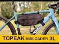 TOPEAK midloader 3L- bikepacking váztáska