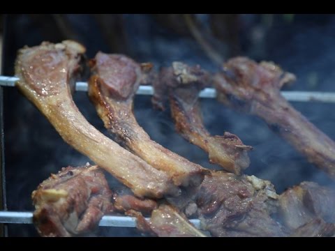 Видео рецепт Шашлык из корейки баранины