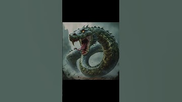 AI-Generated Dragon Snake Art | Realistic AI Snake Art | Stunning Snake Design 😱 #aigenerated #short