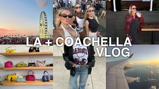 LA \& COACHELLA VLOG 🇺🇸 ⭐️  vintage shopping, universal studios, raising canes + erewhon!!