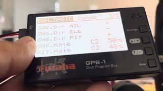 Jaehong FUTABA CGY760 F3C setting data