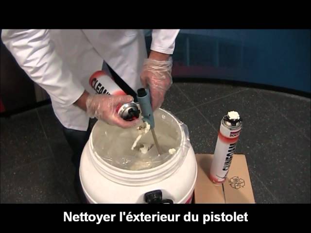 Comment utiliser une mousse PU pistolable? 