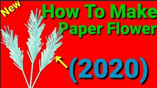 How to make paper flower /new dizain / (2020).