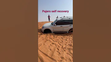 Pajero Self Recovery Desert Uae Offroad 4x4 Desert Pajero Recovery Viral Shortsfeed Shorts 