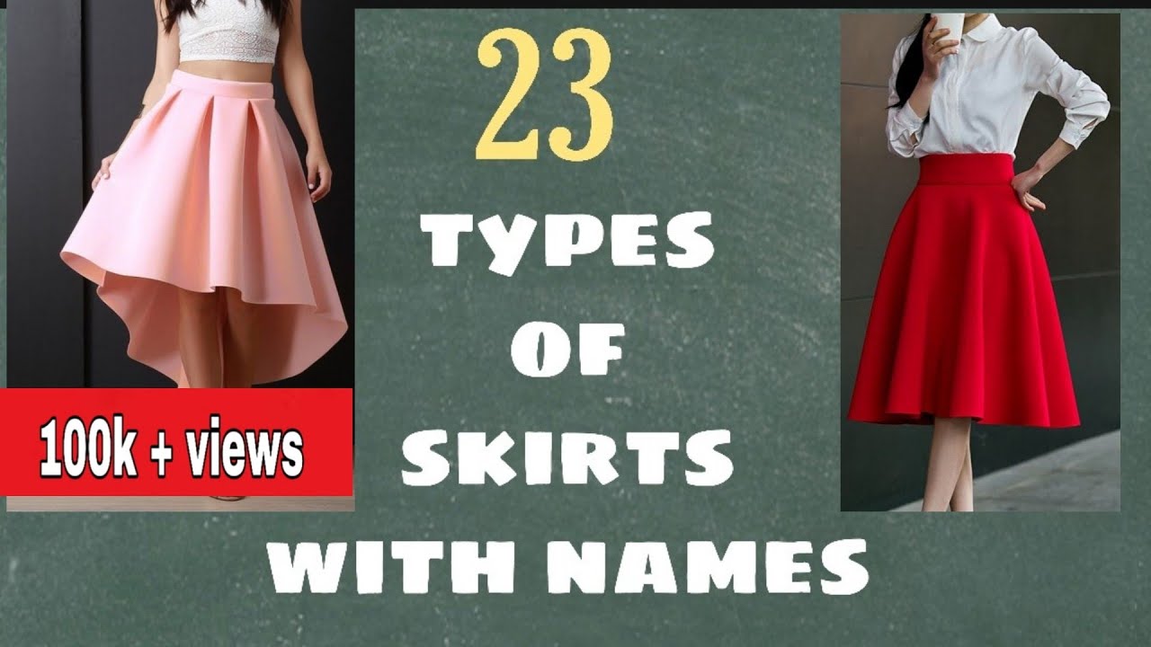 Types Of Skirts With Names Basics Of Fashion Designing #5 | vlr.eng.br